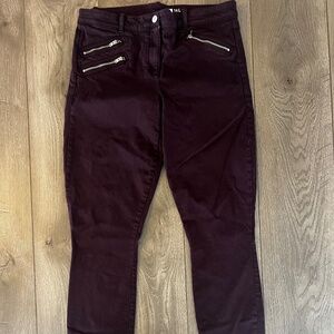 GAP Modern Stretch Skinny Jeans | Size 14L | Zipper Detail | Mid-Rise